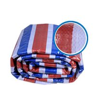 全新三色布花雨布彩条布塑料布花油布防雨布防水布户外遮阳