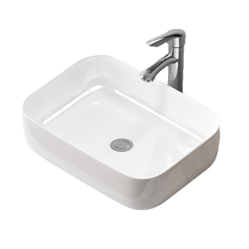 Cerámica en la mesa lavabo artístico lavabo lavabo único lavabo lavabo balcón lujoso simple ingeniería de lavabo doméstico