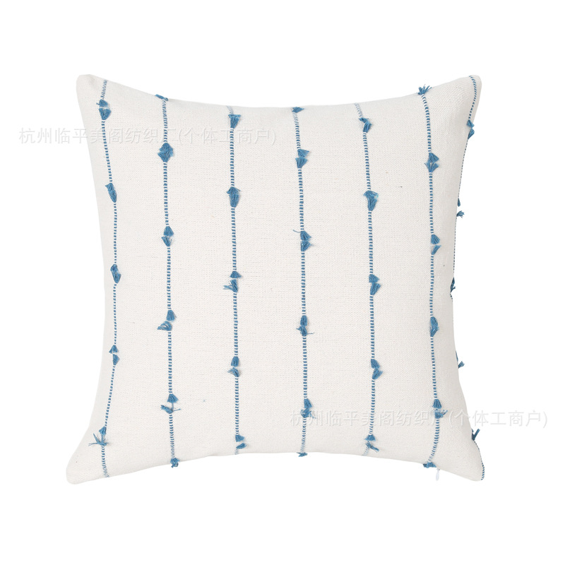 Estrias cortar flores abrazar almohada funda simple moderna almohada en casa sala de estar sofá respaldo sala de modelo almohada de alojamiento