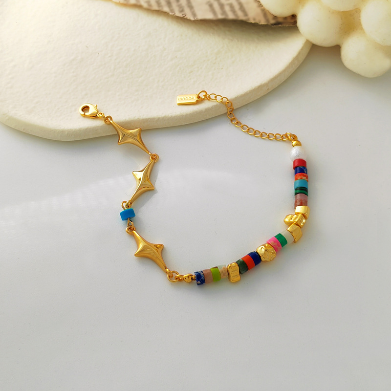 Retro Star Copper Plating Bracelets 1 Piece