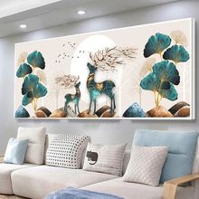 F6Q钻石画2023新款5d满钻客厅家和万事兴点贴砖石十字绣手工水晶