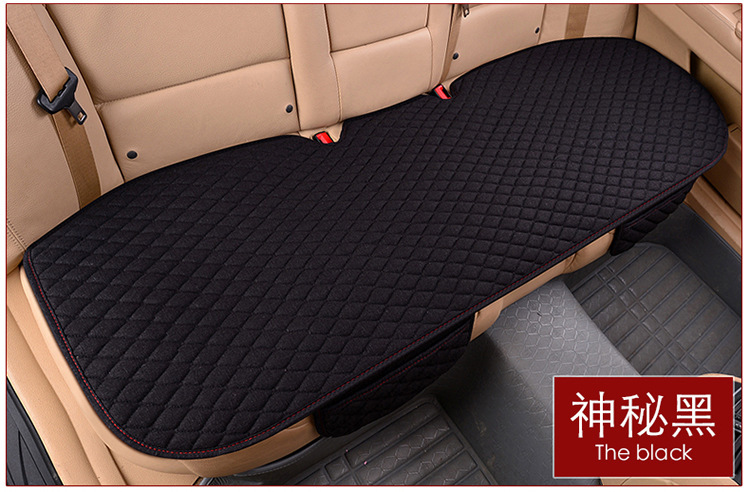 滑り止め車用シートクッション、菱形リネン3点セット、背もたれなし、四季通用シートクッション、小型3点セット、メーカー卸売|undefined