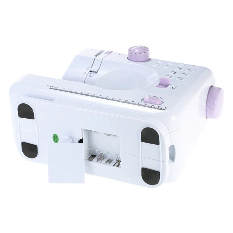 Электрическая мини-швейная машина SM-505 для трансграничного экспорта, лучший выбор для электронной коммерции, портативная, с функциями челночного и оверлочного стежка.