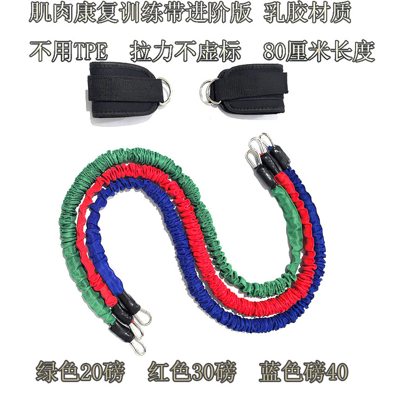 腿部力量训练器材股四头肌锻炼弹力带坐姿屈伸下肢肌肉康复训练带|undefined