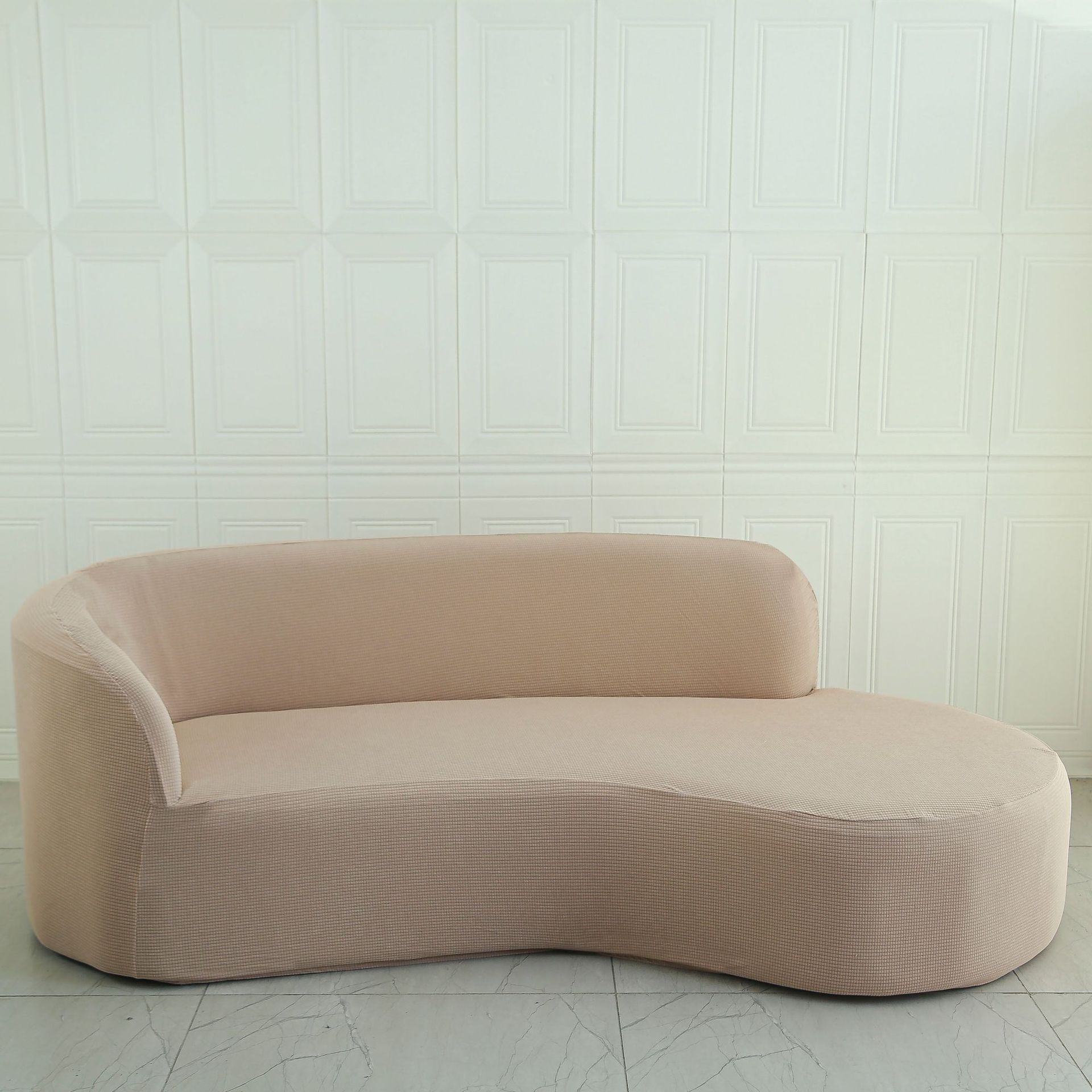 Solid Color Living Room Sofa Cover Elastic Chair Cover Stool Cover Universal Household Small Sofa Cover Dining Table Chair Cover Seat Cover