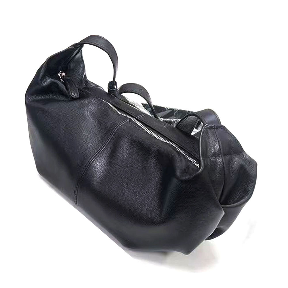 Ladies Leather Saddle Bag Shoulder Crossbody Commuter Handbag_voghion.com