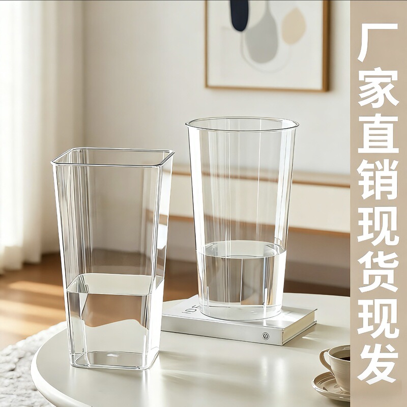 Transparent Acrylic Flower Arrangement Bucket for Fresh Flowers, Deep Water Decorative Vase, Plastic Flower Shop Direct Sales Florist Supplies