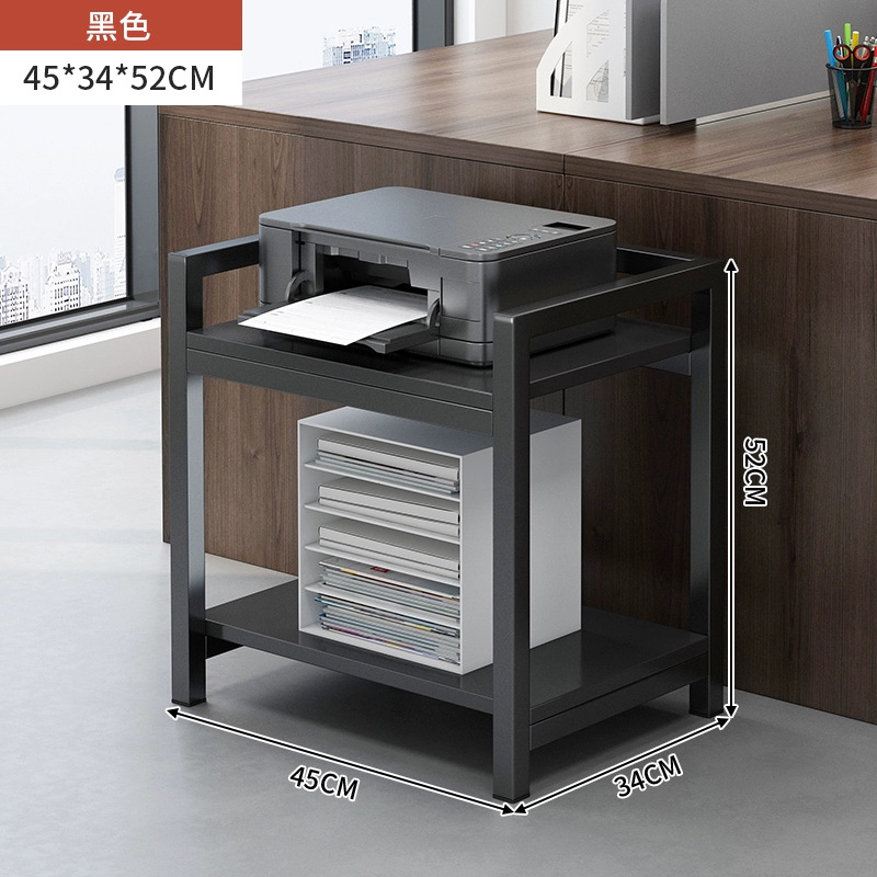 [플랫-2단] 블랙 45*34*52cm