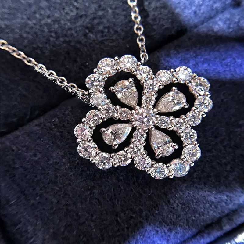 Подвеска handmade, универсальная цепь для ключа сумки, четырехлистный клевер, стиль легкой роскоши, стиль высокого качества, 2026 год, интернет-знаменитость
