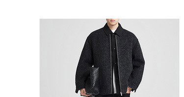 Áo phao nam dáng ngắn phong cách Old Money chất liệu twill — Màu cà phê nâu chi tiết 12