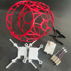 小型無人機サッカー空中航空機部品モーター電池カバーカバー風ブレードGT2MINI