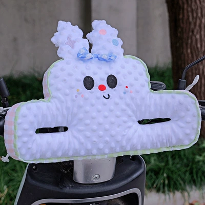 Elektromobil üçün bamper qoruyucu yastıqlar Pad Baby Front Child Seat - rabbit-45-34cm-hat-with-ears-included