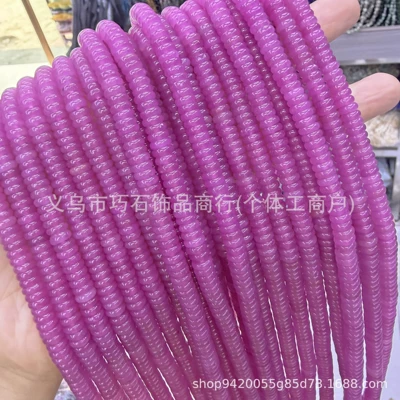 Aventurine Round Beads Loose Beads — Zərgərlik ara hissələri - rose-chalcedony-26mm