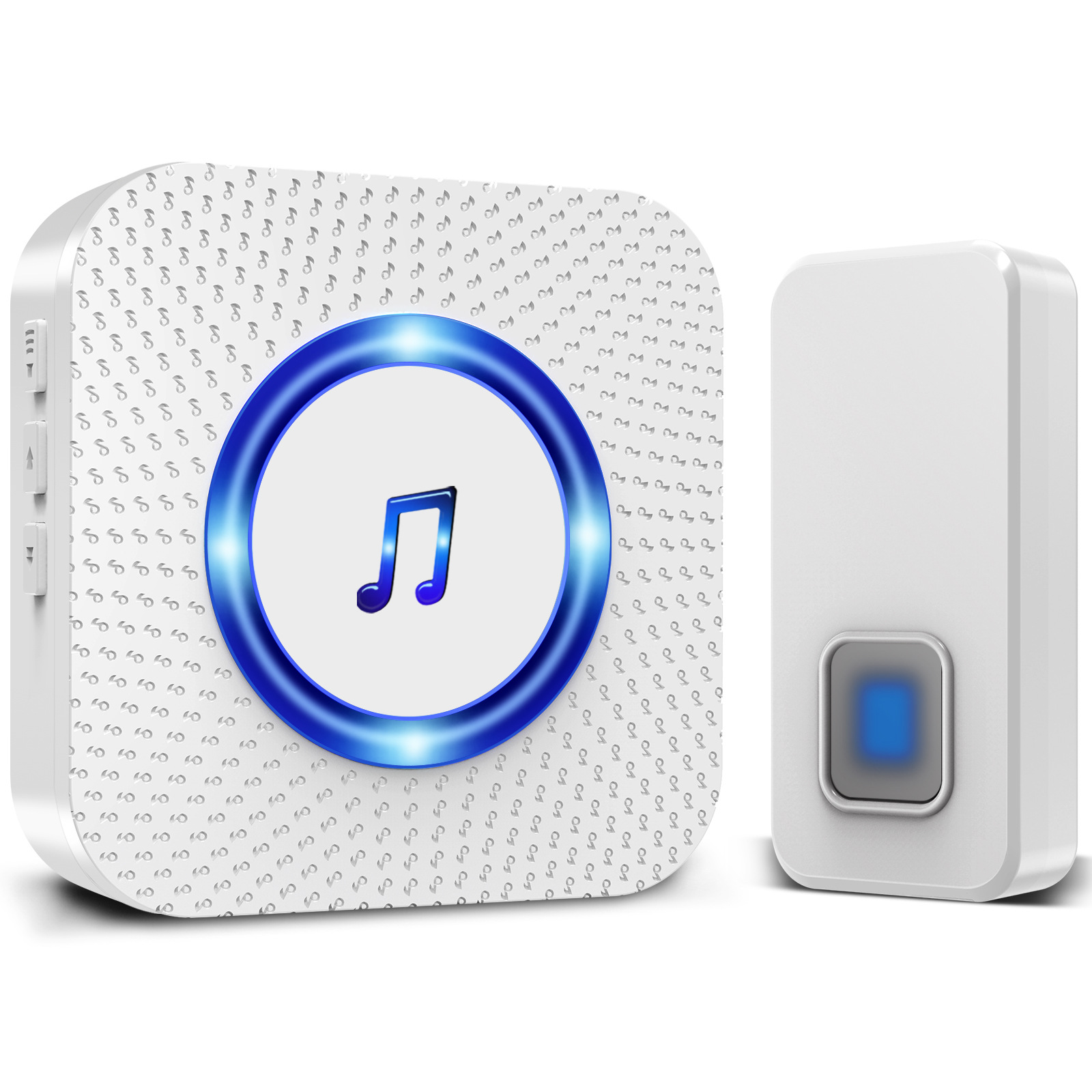 外贸电商 无线家用门铃 叮咚 door bell 呼叫器 防水触摸按钮 LED