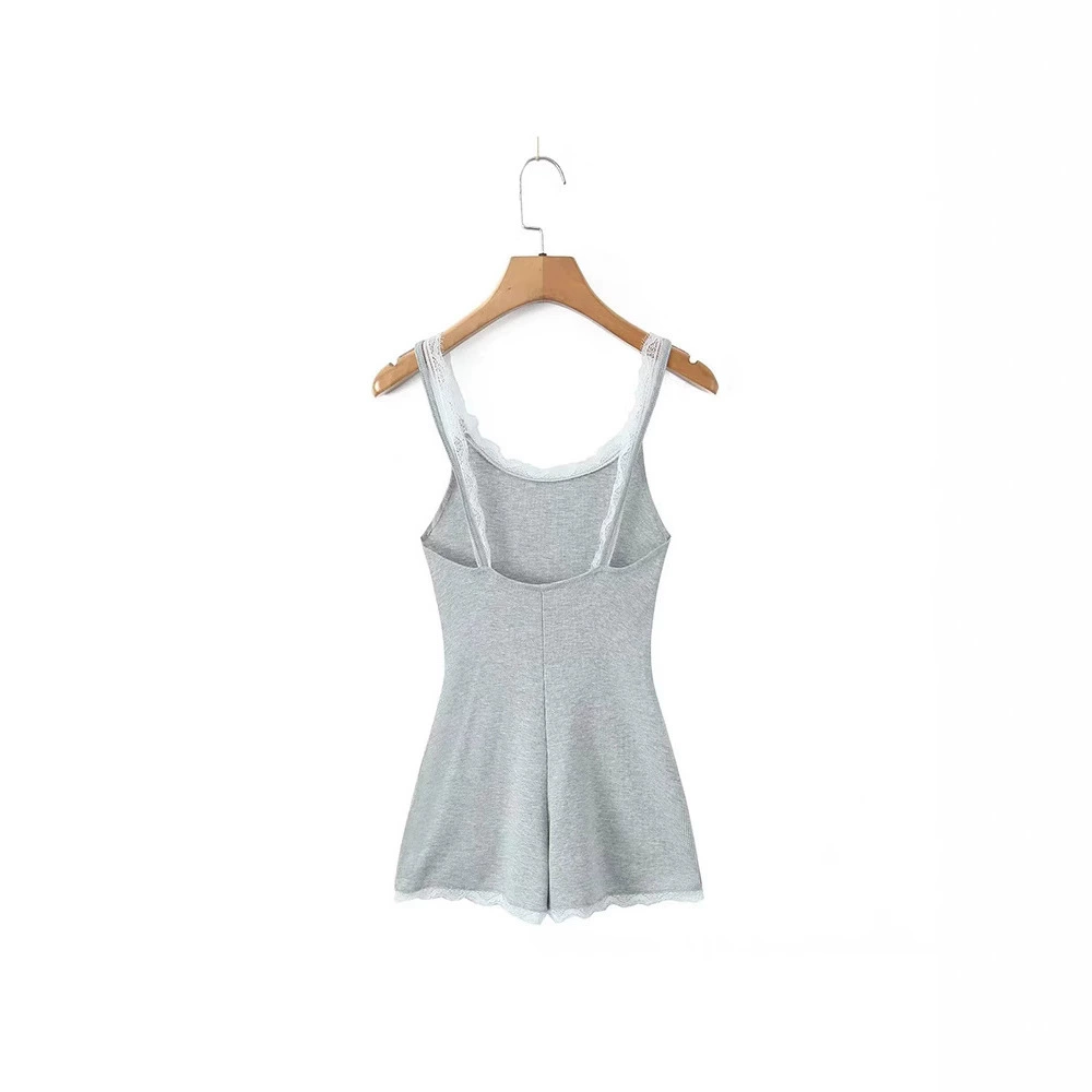 ZADATA Winter knitted lace bodysuit, 2024 years