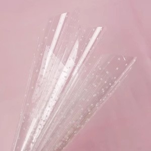 Material de papel de envolver Flor de Roland material de papel de celofán totalmente transparente material de celofán floral