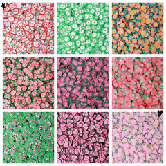 桃子 水蜜桃 蘋果 芒果 西瓜 櫻桃 牛油果軟陶片 DIY飾品配件