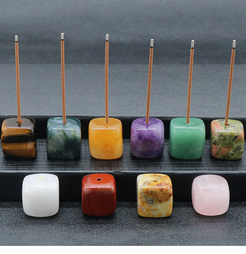 30g Weight Agate Inlay Material 1 Piece Crystal Agate Square DIY Jewelry Accessories