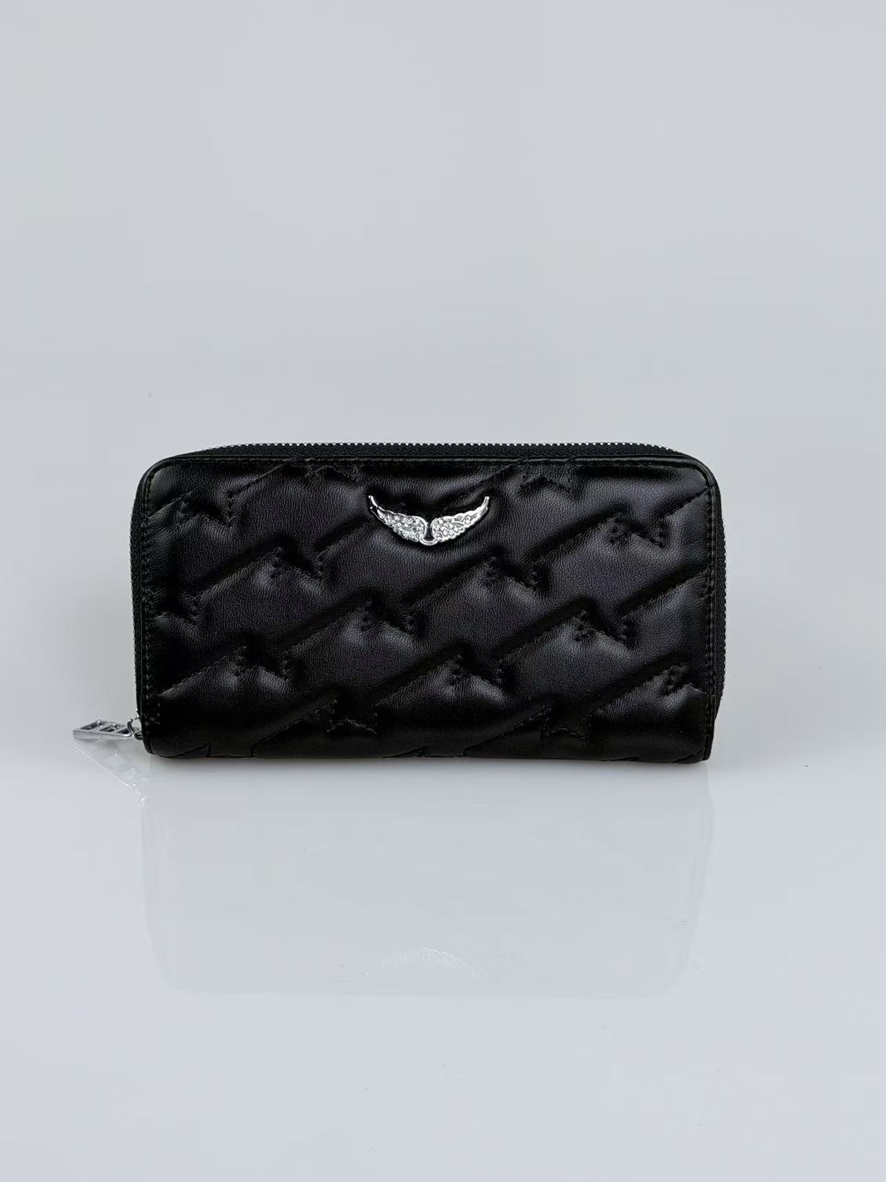 ZW Cartera Cartera de tarjetas de mano Europa y América simple Cartera de moda atmósfera nueva