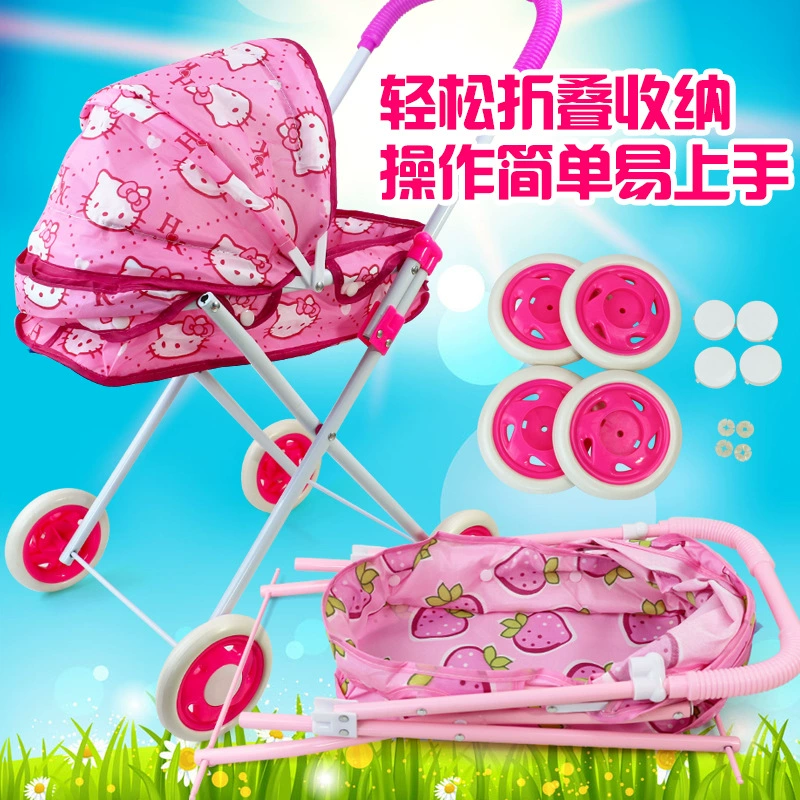 Детская семейная игрушка, детская тележка, кукла, возраст 3–5 лет