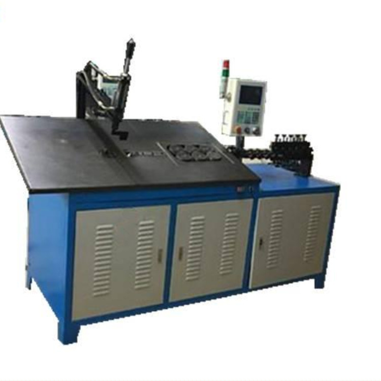 6 máquina automática 2D de alambre doblador de alambre de acero máquina de formación plana CNC dobladora de alambre de hierro máquina de formación de marco