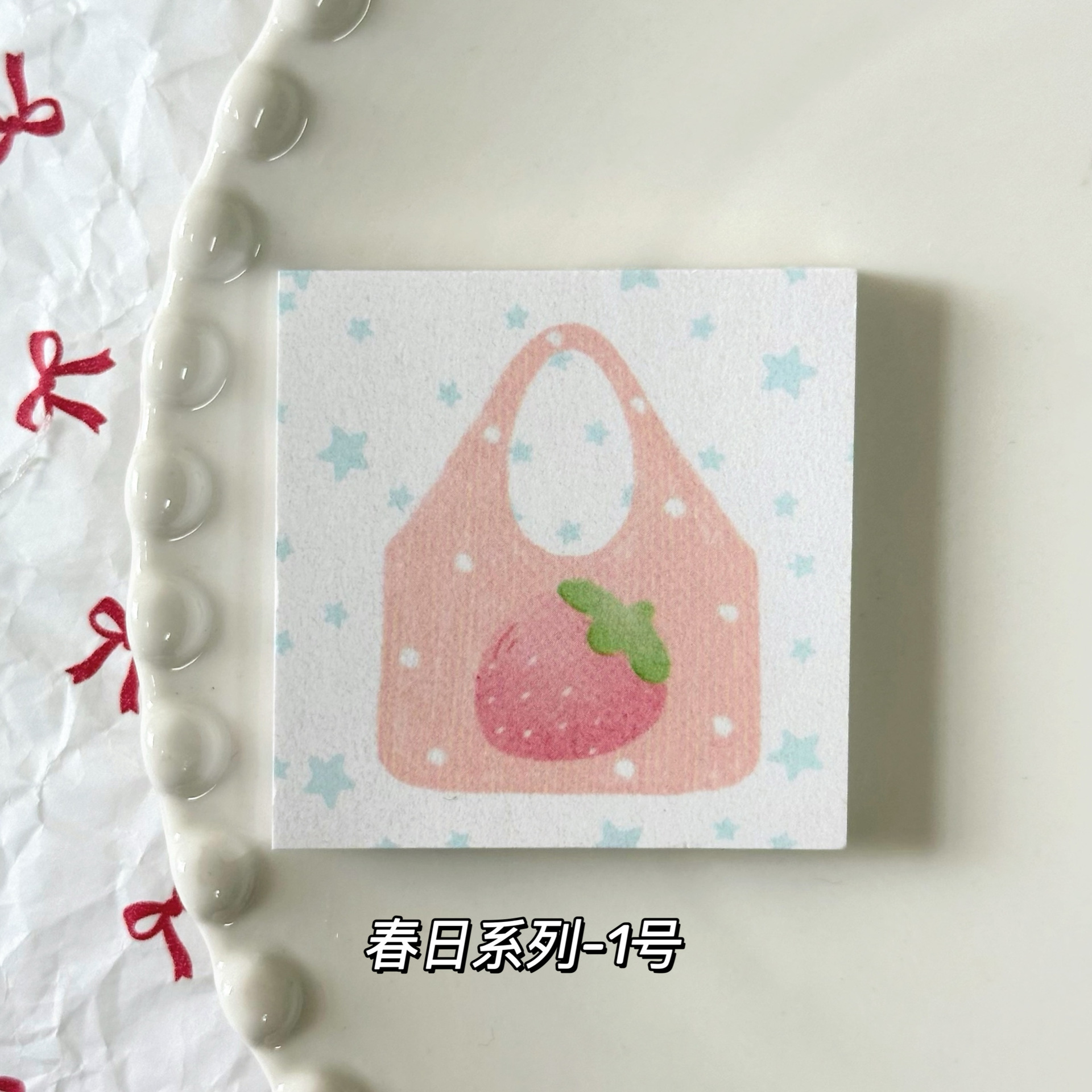 Cuaderno de anotaciones de primavera serie 5 * 5cm mini estudiantes materiales de cuentas de mano Memorando Mensaje Cuaderno de anotaciones se puede desgarrar