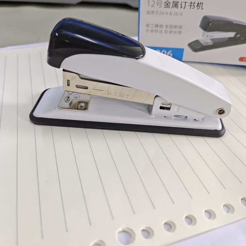 辦公用品訂書機12號金屬訂書器訂20張耐用學生裝訂機學習文具批發