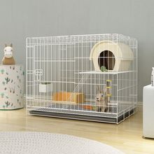 兔子笼子家用室内大号加密双层兔笼可折叠自动清粪荷兰猪豚鼠笼子