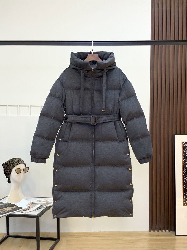 max家加长款羊毛羽绒服女士高端欧美批发直筒厚冬季防风夹克|undefined