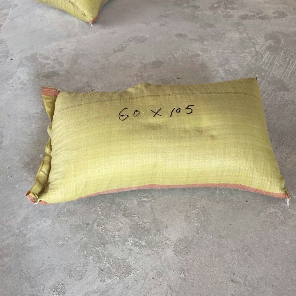 信阳浩翔塑料编织袋厂家直销珍珠岩60*105黄色覆膜收纳袋装密封