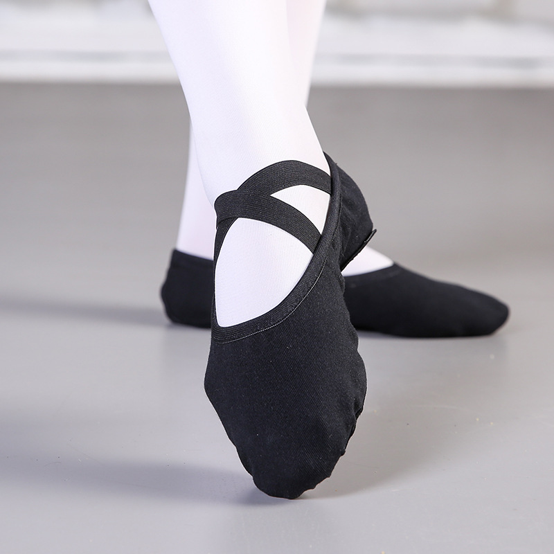 Zapatos de baile camel zapatos de entrenamiento de suela suave para mujer zapatos de garra de gato para adultos zapatos de lona zapatos de ballet para niños chinos