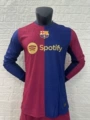 24-25 players Barcelona home long sleeved