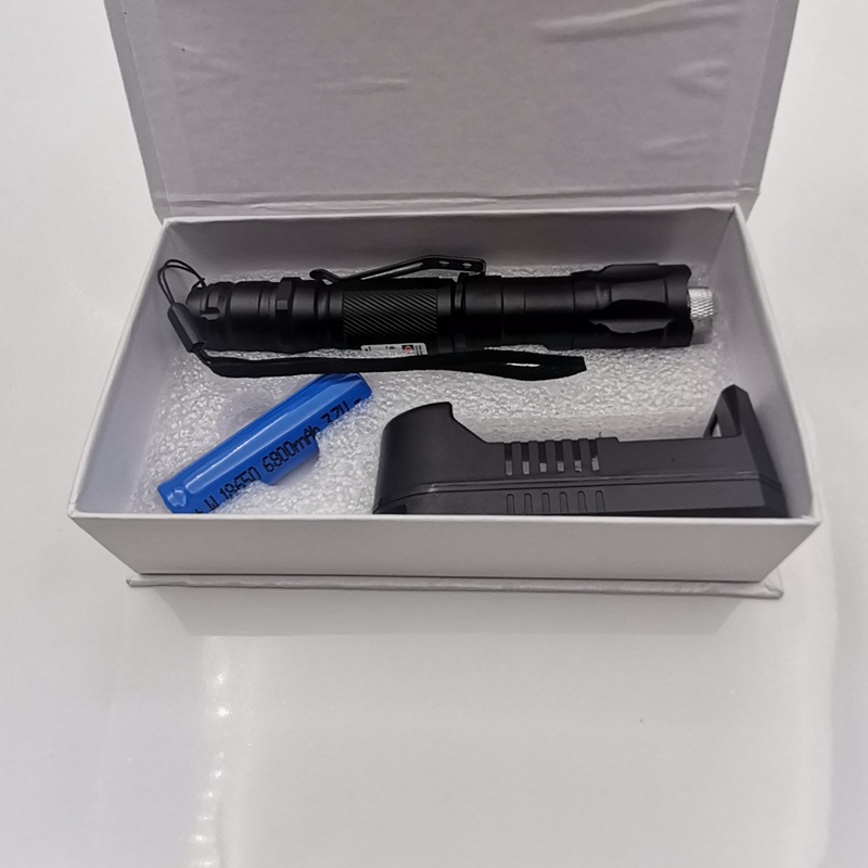 Luz láser verde transfronteriza 009 con soporte de la pluma Cielo estrellado de un solo punto indicador de la lámpara de señal de la linterna láser remoto