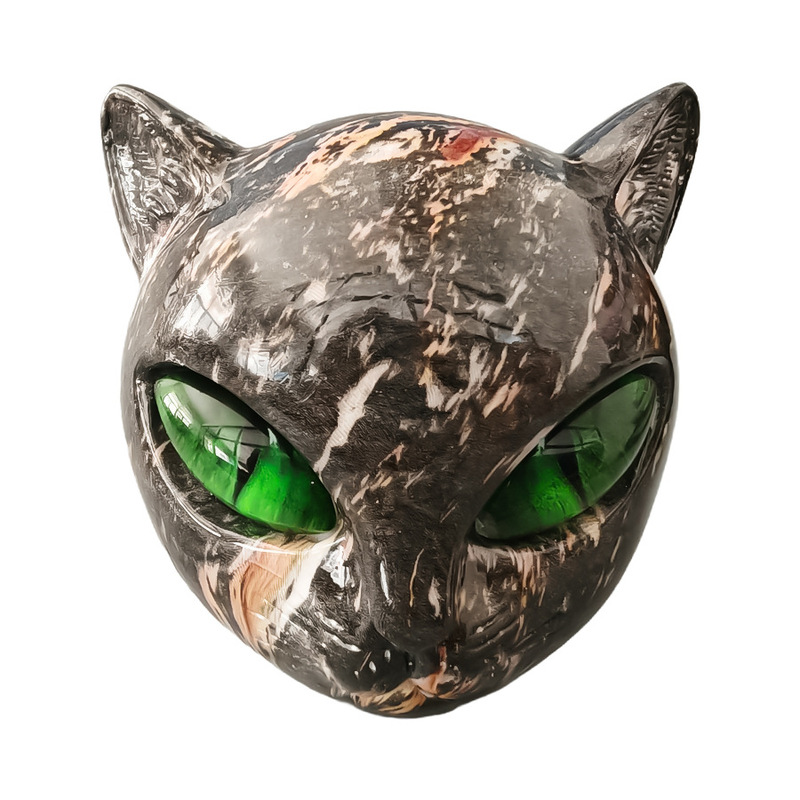 亚马逊Luxury Black Cat Stone Sculpture 奢华黑猫石雕树脂典雅|undefined