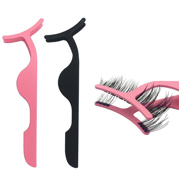 Aplicador y pinzas para pestañas postizas, de plástico multifunción