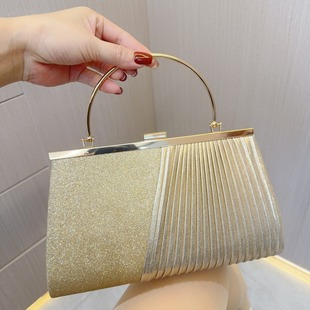 New Sparkling Banquet Handbag Crossbody Dinner Dress Bag KTV Party Evening Bag Socialite Large Capacity Women's Bag