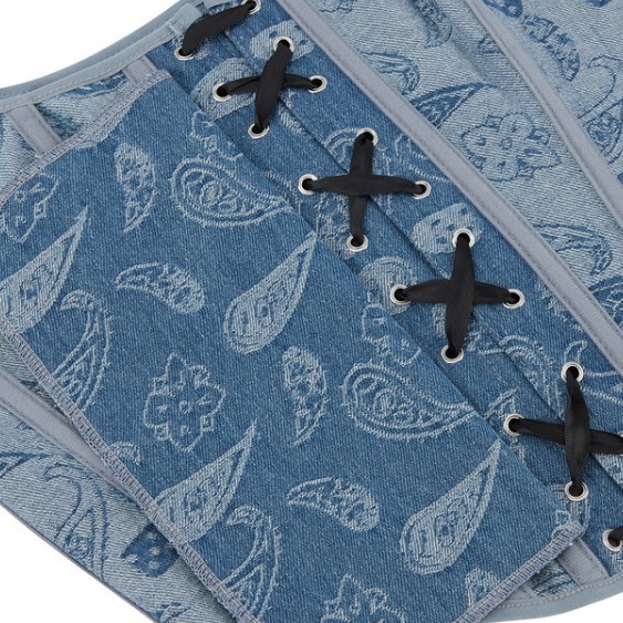 Nuevo patrón de mariposa azul para regalar el pecho de la mujer en forma de ropa de Amazon AliExpress comercio electrónico transfronterizo