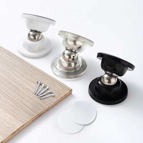 New short non-piercing silicone door magnet hotel household strong magnet silent door stop silicone anti-collision door barrier door stop