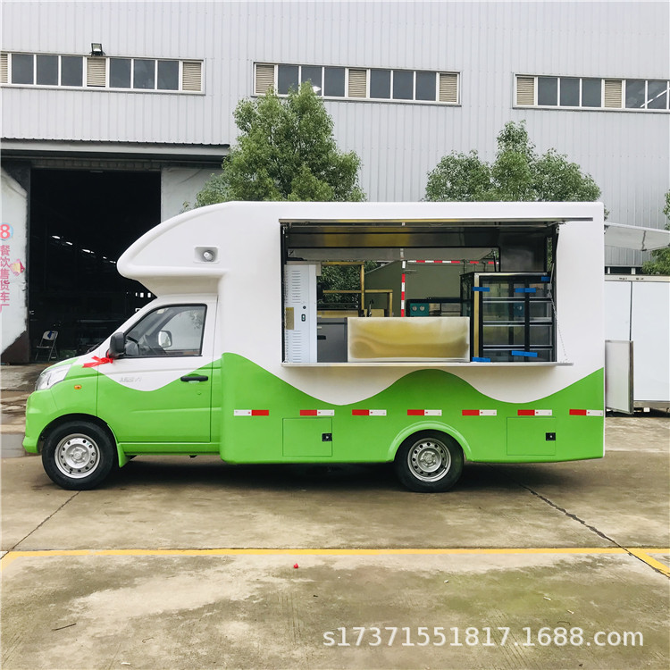 商品百货便利店超市车麻辣烫油炸美食汽车夜市摆摊售货车