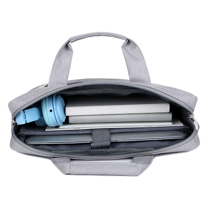Factory wholesale simple new 14 inch 15.6 inch laptop bag men's and women's shoulder laptop bag logo