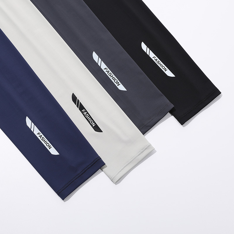 防曬冰袖男夏季新款戶外防紫外線防曬傷護臂騎行開車冰絲袖套