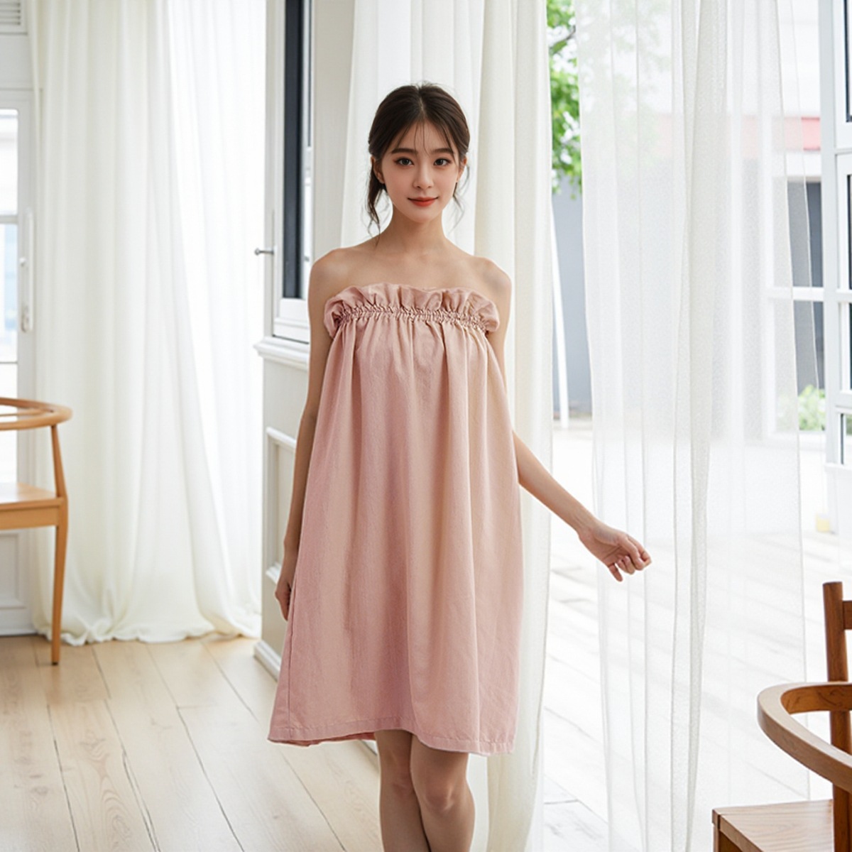 풀오버 스타일 - 가죽 파우더