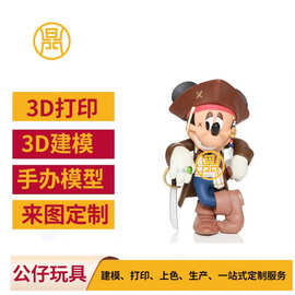 米老鼠海盗手办模型摆件 注塑PVC公仔玩偶
