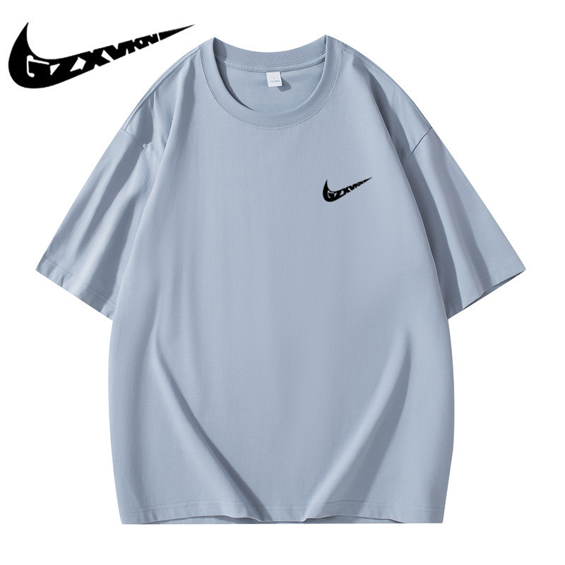 Quality fashionable men's cotton sports base body-friendly T-shirt