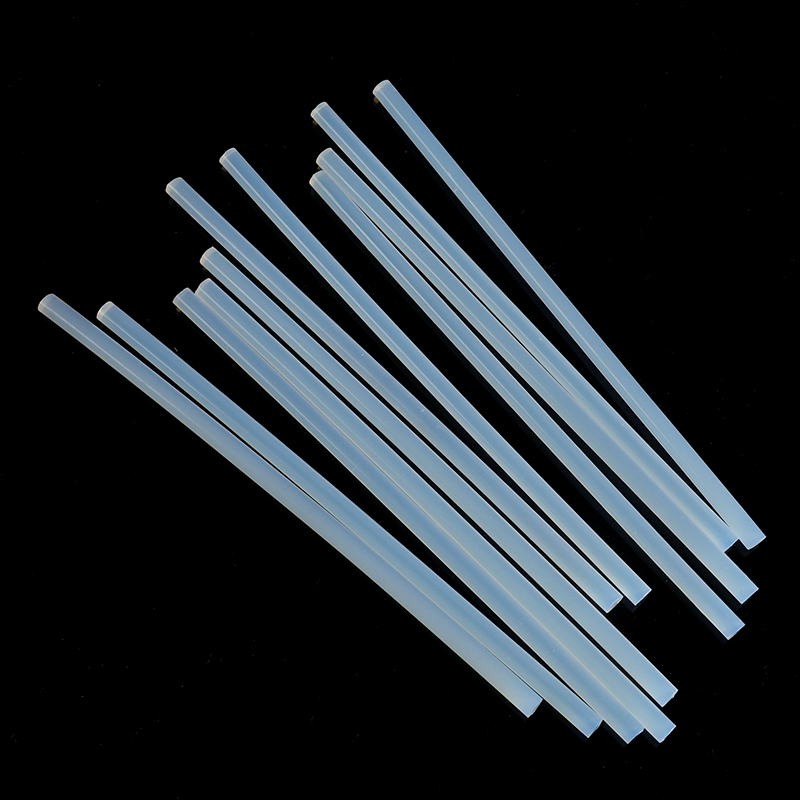 Rodas de adhesivo de fusión en caliente DIY hechas a mano rodas de adhesivo caseras de pistola de fusión en caliente tira de adhesivo de alta viscosidad transparente de sol instantáneo en caliente 7mm