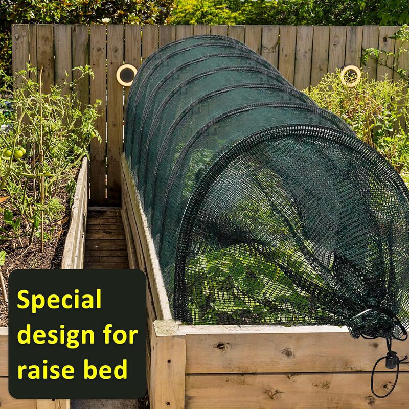 Amazon Cross-border Export Garden Tunnel Shade Mesh Plant Shade Mesh Anti-mosquito Horticultural Bird Shield