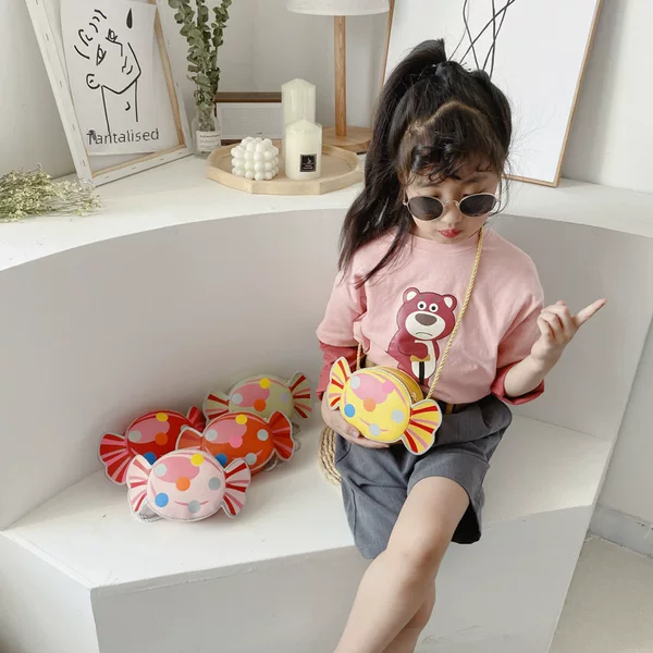 Children's Bag 2020 Summer New Shoulder Bag Cute Candy Mini Crossbody Bag Trendy Boys and Girls Korean Cartoon Bag