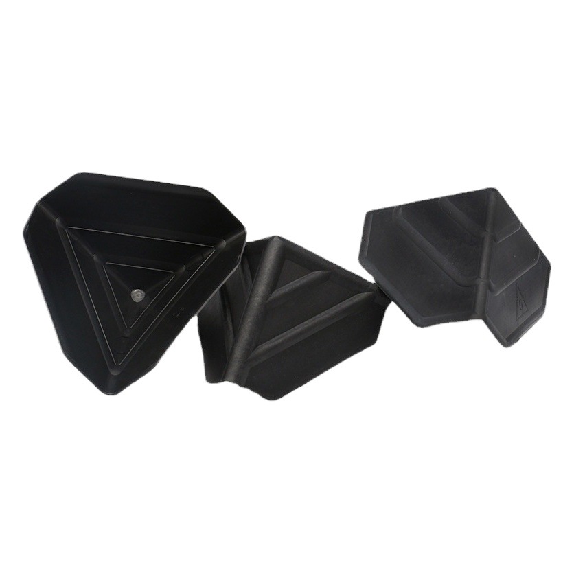 Zhuoxiang caja de embalaje de protección de esquinas muebles protección de embalaje anticolisión esquina de envoltura de plástico protección de ángulo de plástico de tres lados ángulo recto al por mayor