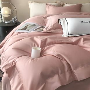 High-grade cotton four-piece set A 160 cotton light luxury kit long staple cotton bed sheet quilt cover bedding