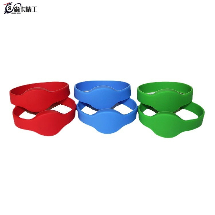 可硅胶手环运动RFID防水桑拿健身酒吧IC手腕卡PVC软胶手腕带